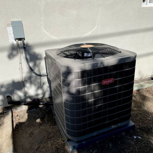 Denny replaced my 5 ton single stage 14 SEER compr