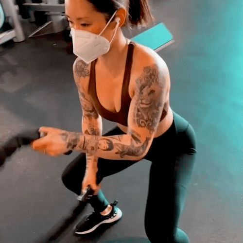 Battleropes for arms, core, and lower body stabili