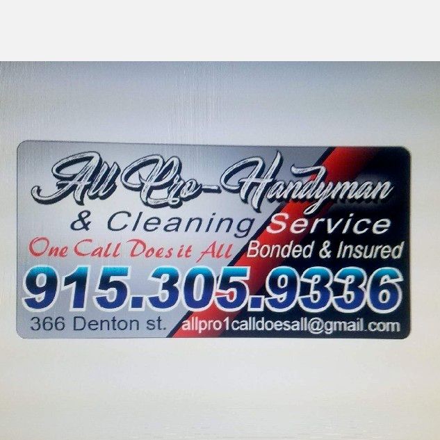 All Pro Handyman & Cleaning Service