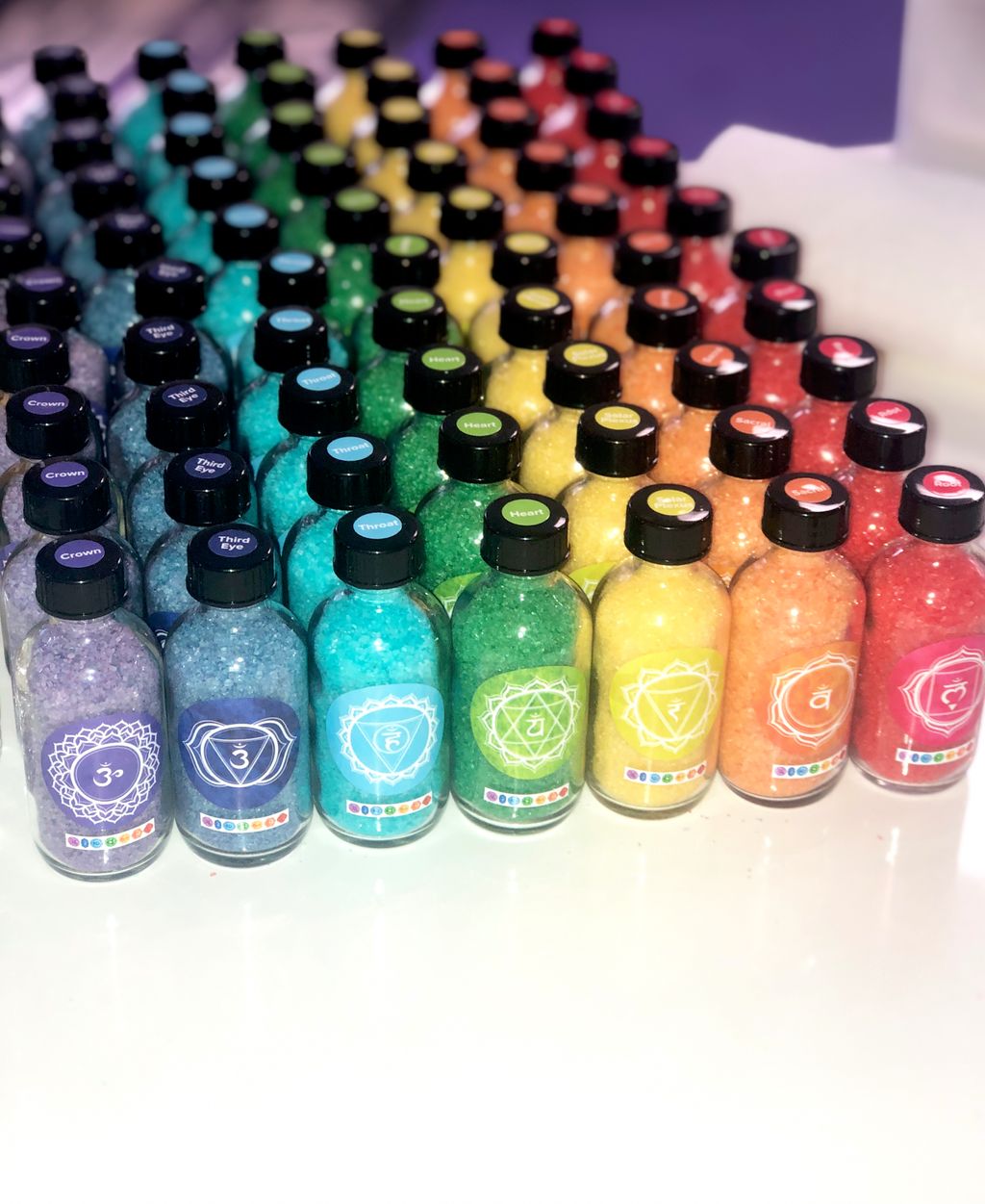 Bath salts set feel amazing after one bath smells 