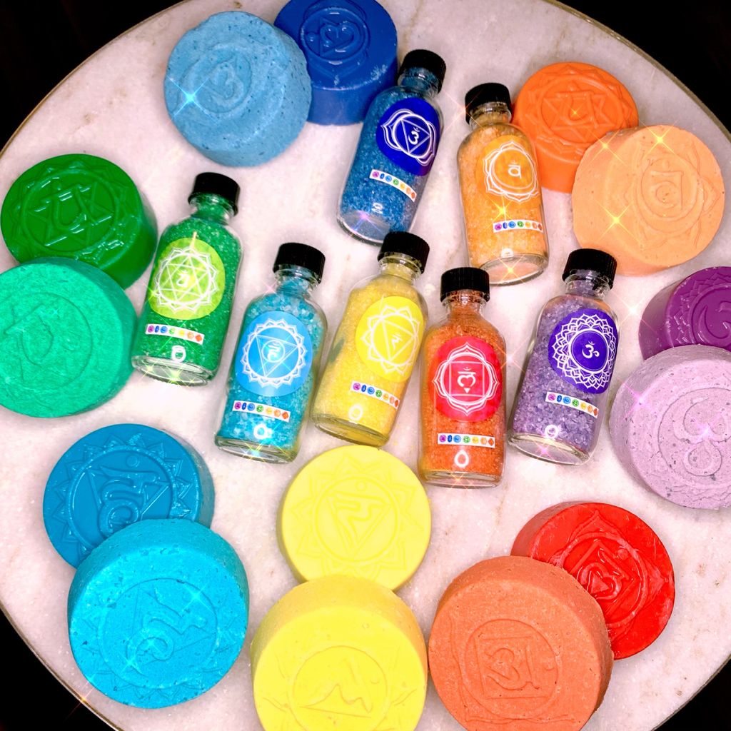 Chakra healing bath set Guaranteed to balance each