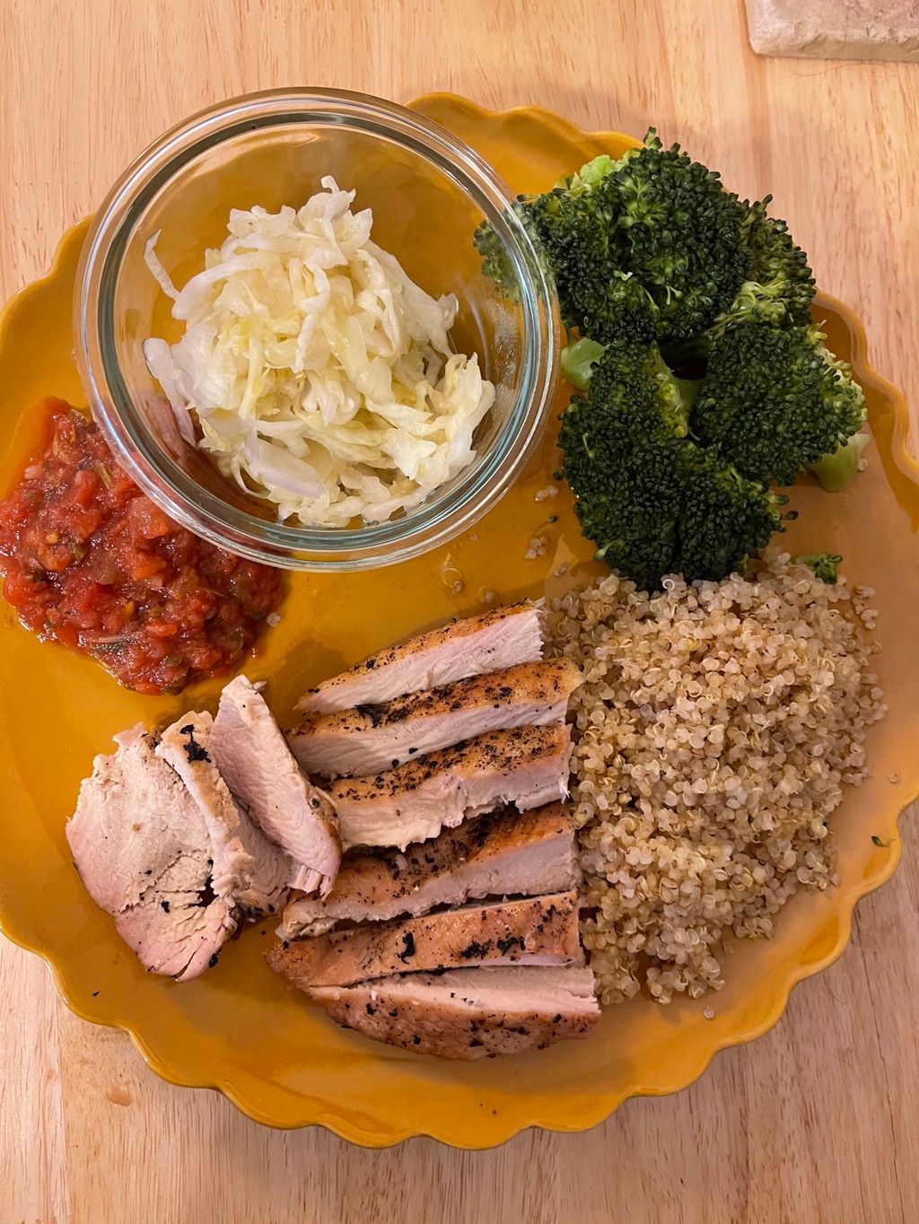 A dish my client made from my meal plan. 