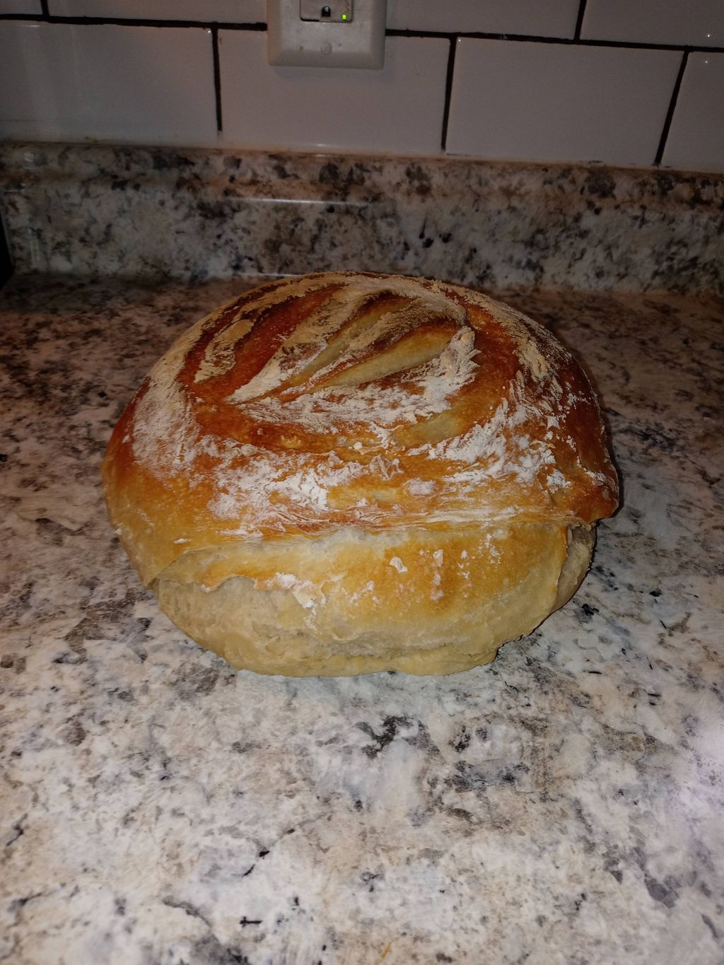 hoppy Boule bread 
