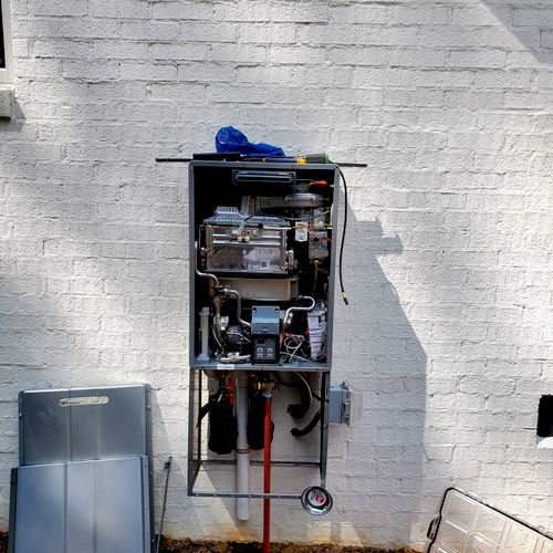 Gas outdoor tankless water heater repair 