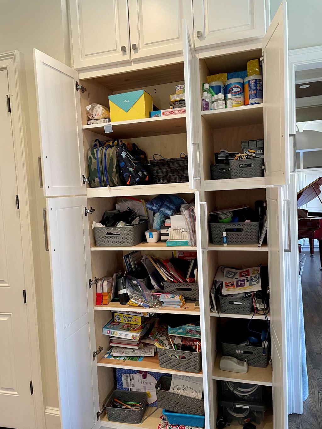 Craft Closet Before