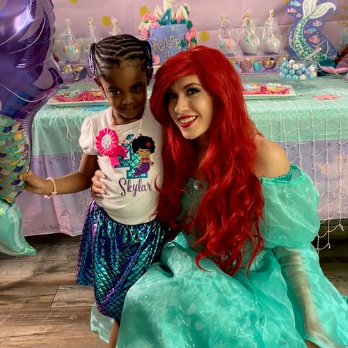The kids loved Ariel!! Brianna communication was c