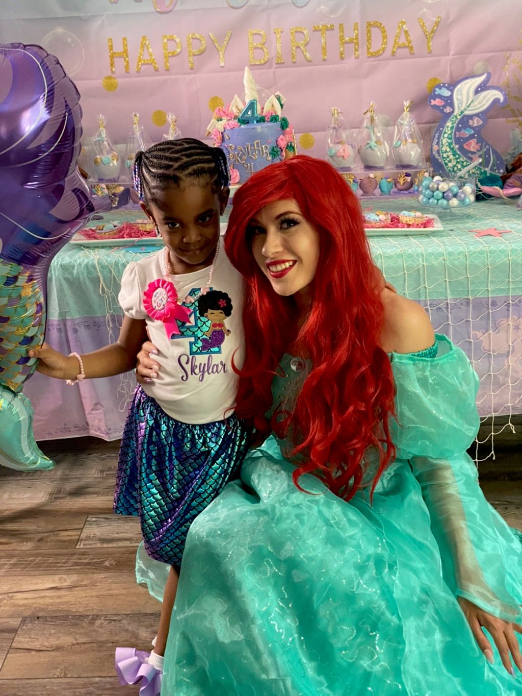 The kids loved Ariel!! Brianna communication was c