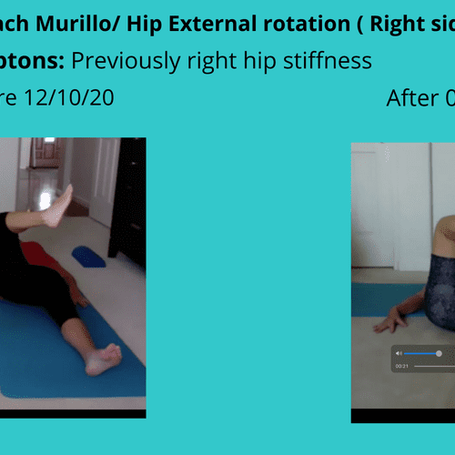 Client with discomfort on hip and Knee!