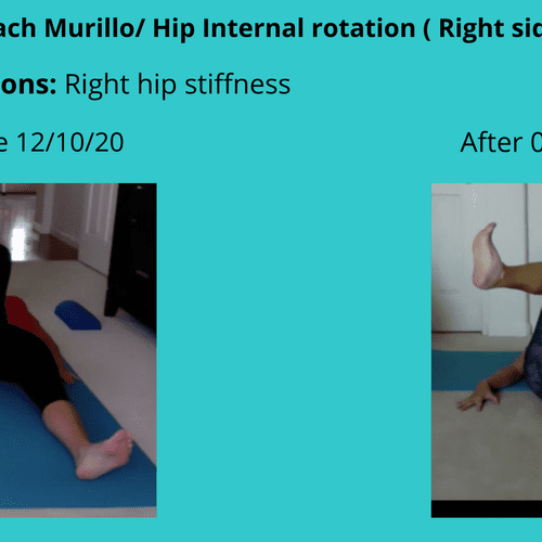 Client with discomfort on hip and Knee!