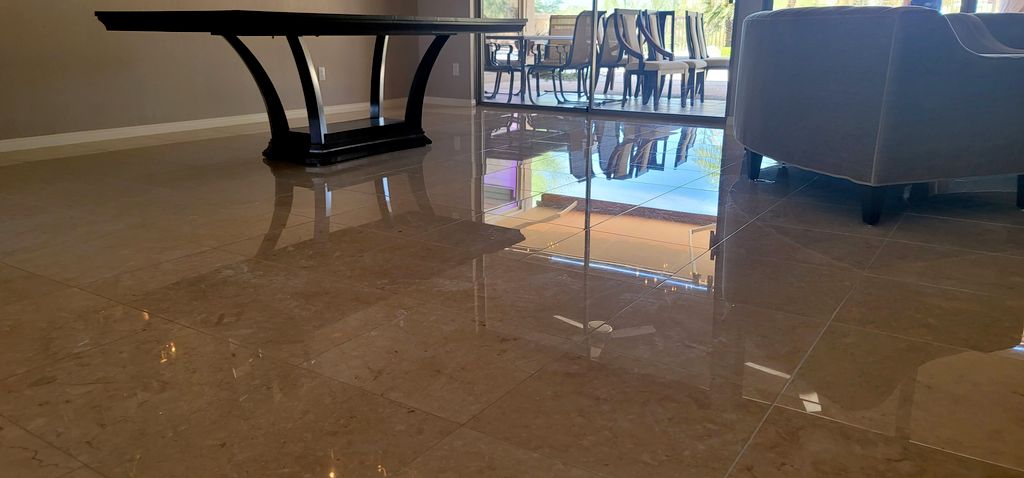 polished marble 