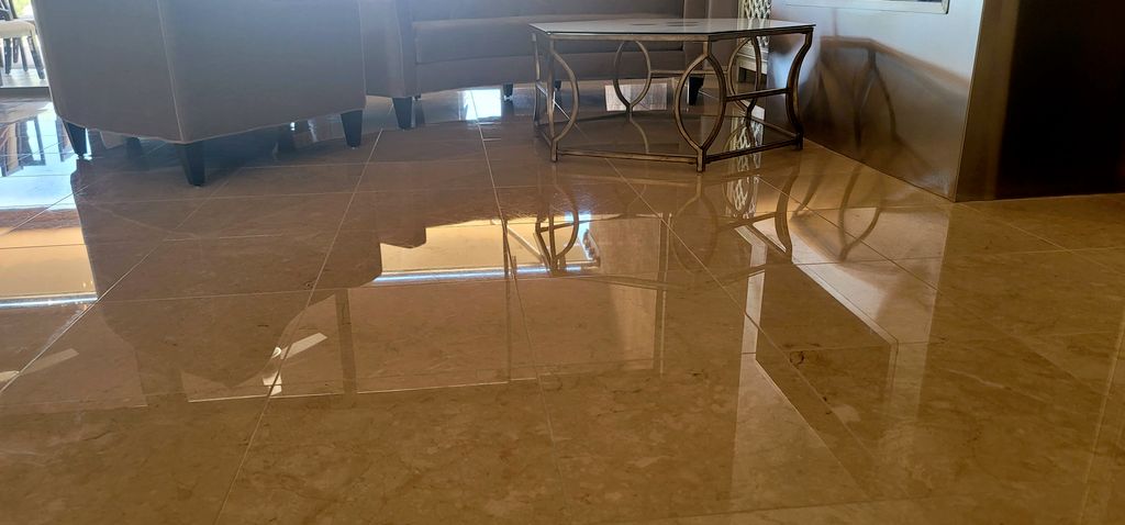 polished marble 