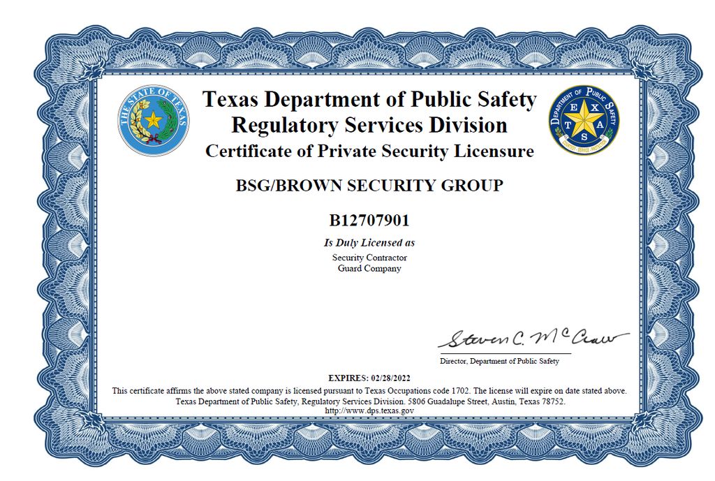 TX DPS License