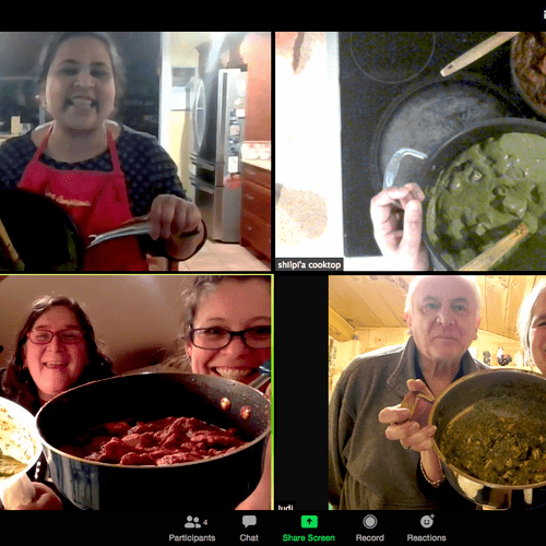 Virtual cooking- sharing the deliciousness!