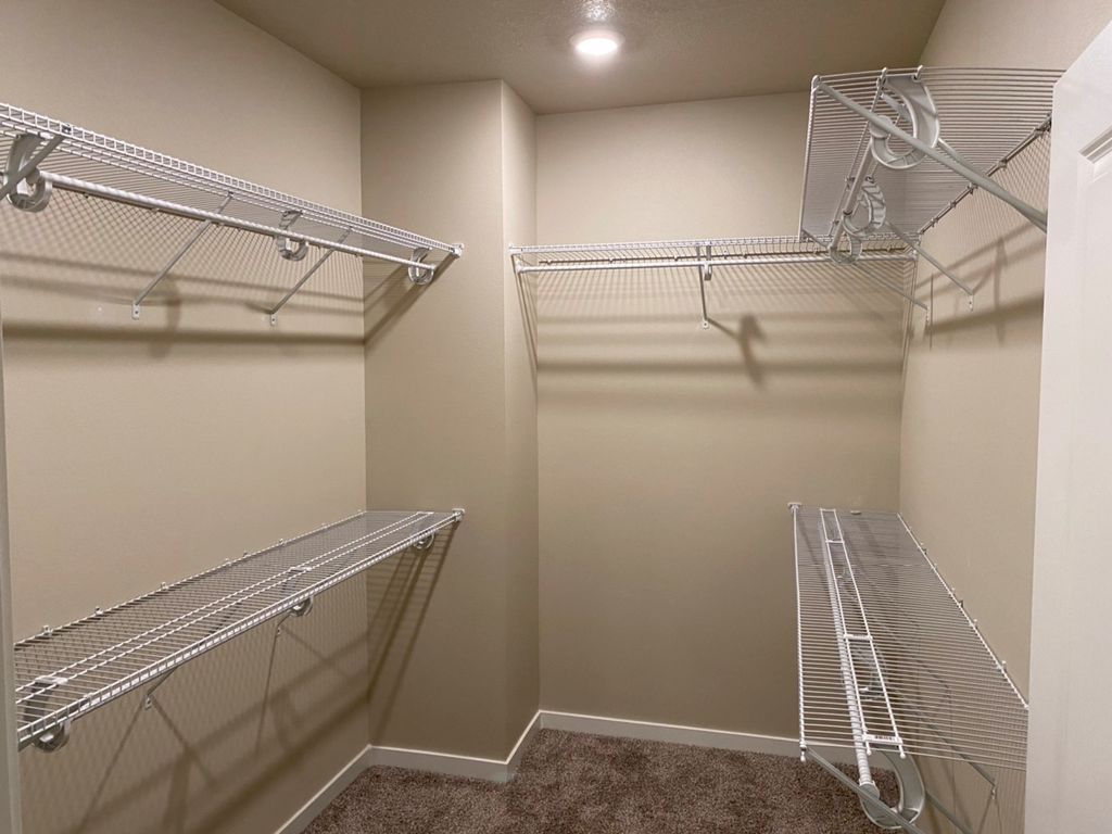 Closet shelving upstairs install 
