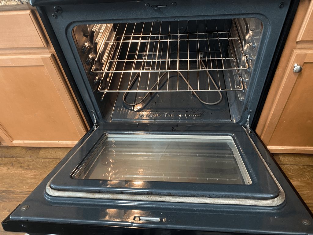 oven cleaning after
