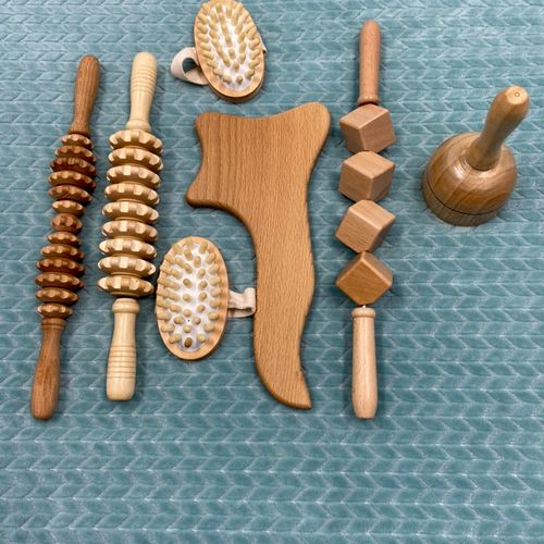 Tools used for wood therapy