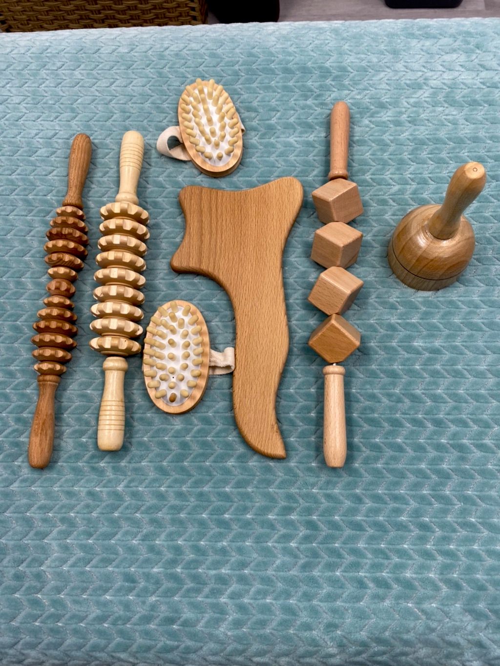 Tools used for wood therapy