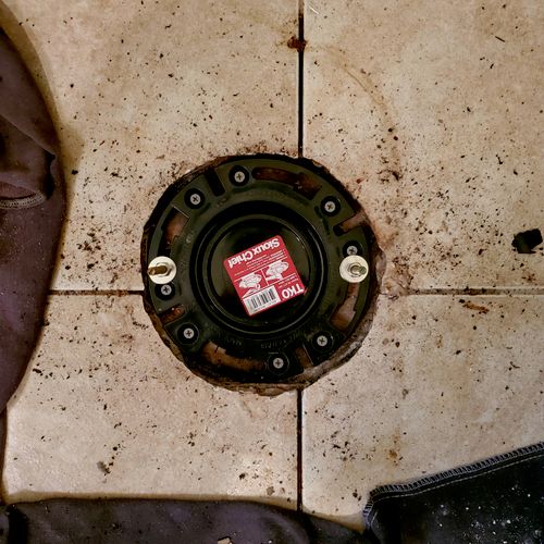 Toilet flange replacement