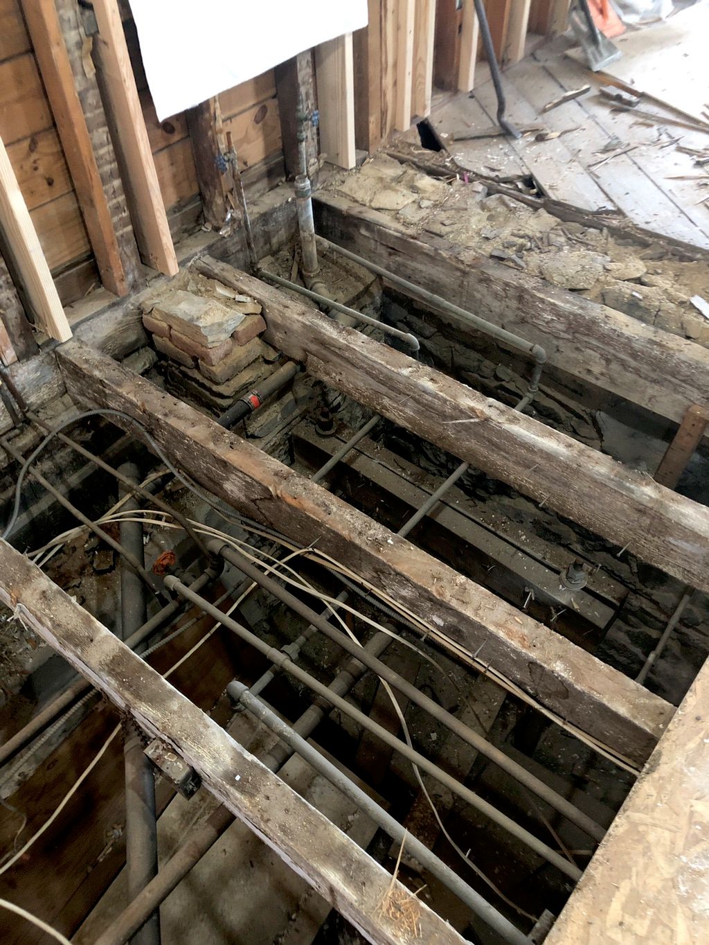 Before flooring