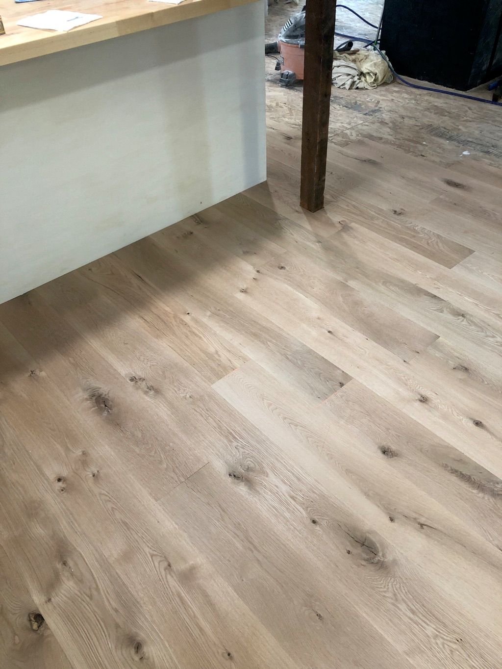 After flooring