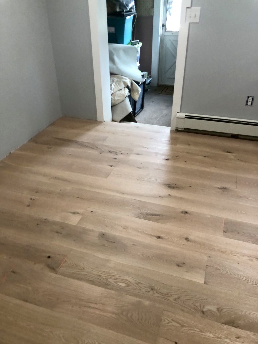 After flooring