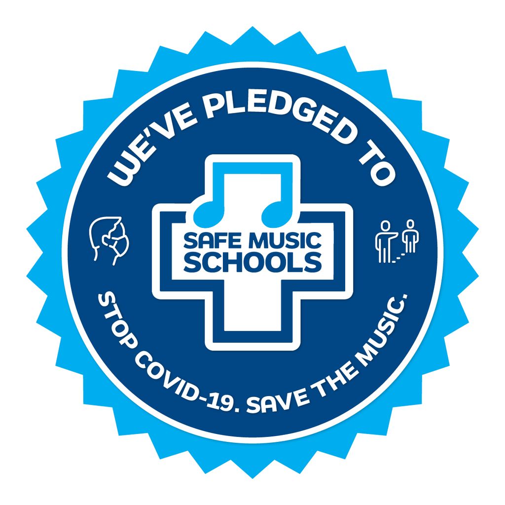 We are recognized as a 'Safe Music School' with a 