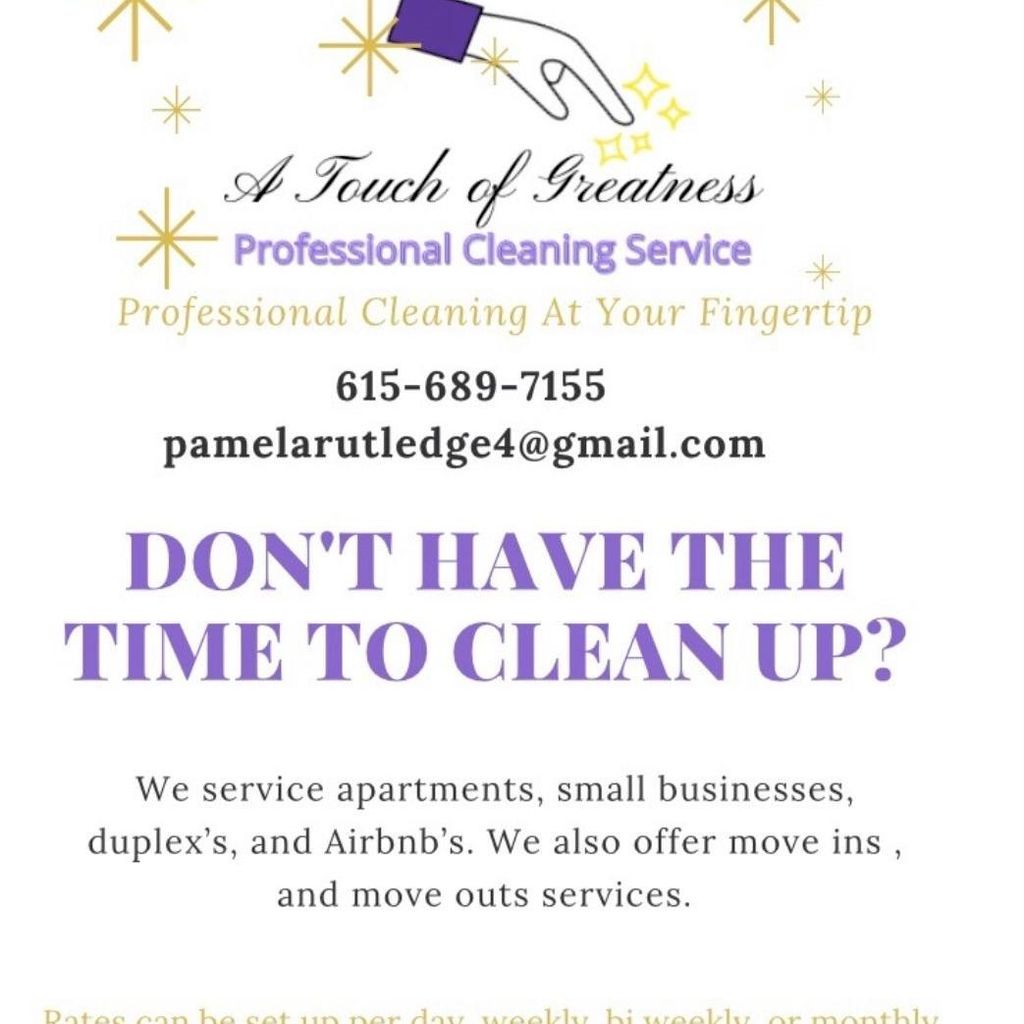 A touch of greatness professional cleaning