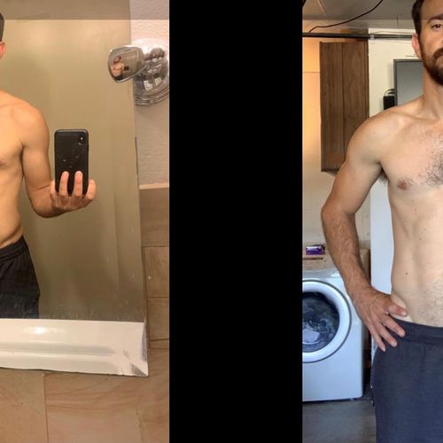 On a 3x/week workout program, Paul has made significant strength gains! His bench and squats have both gone up by 100 and 150 pounds respectively! 