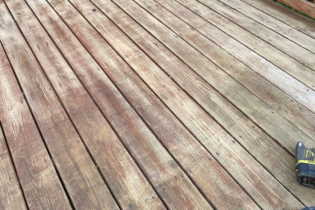 Deck Staining and Sealing project from 2021