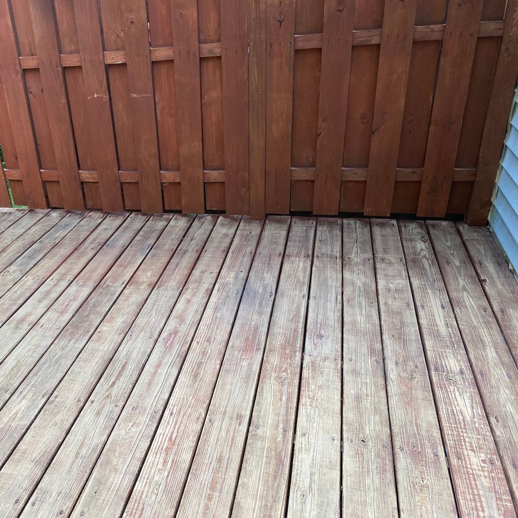 Deck Staining and Sealing project from 2021