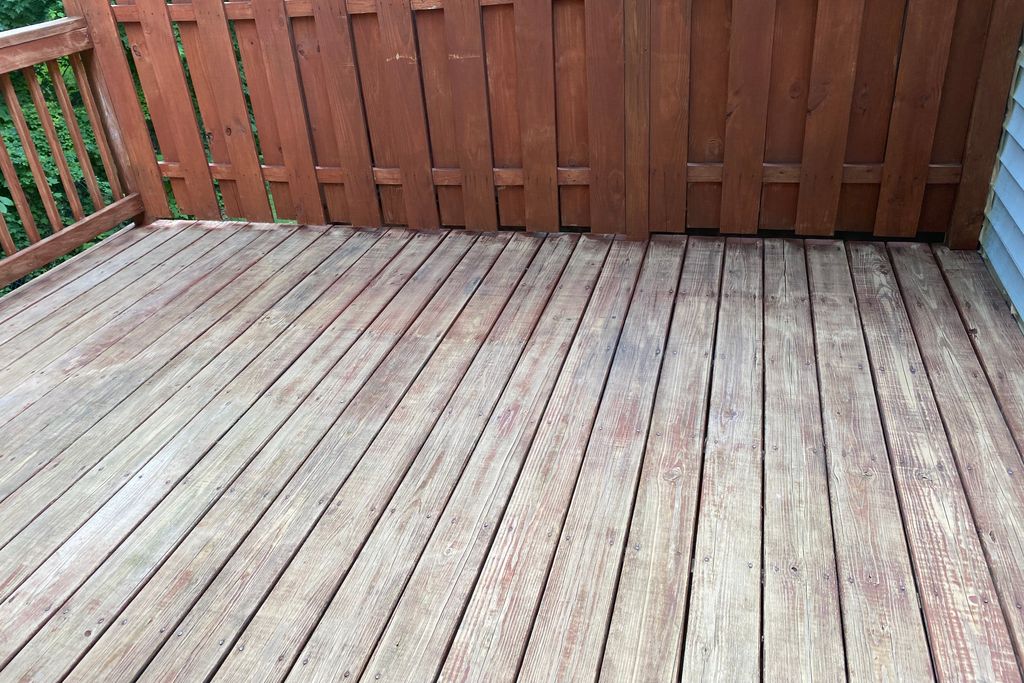 Deck Staining and Sealing project from 2021