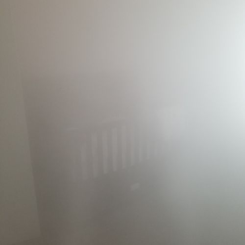 During fog process - Fog fills the entire room and