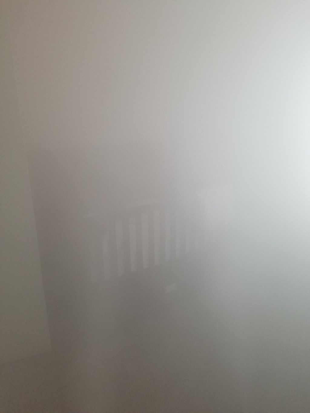 During fog process - Fog fills the entire room and