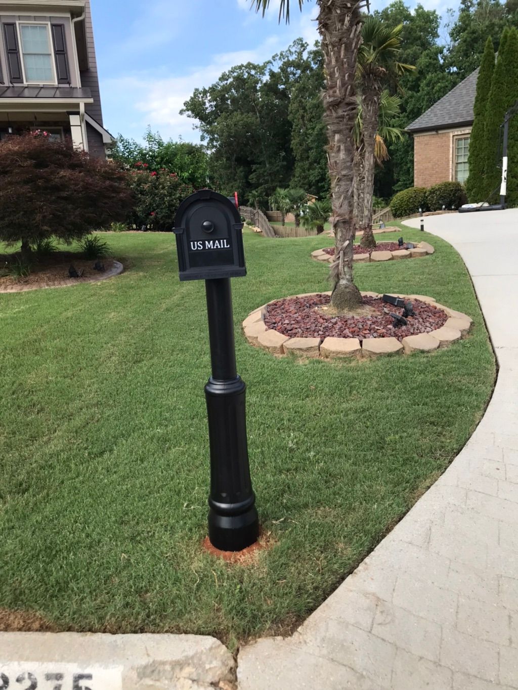 Mailbox installation after. 1