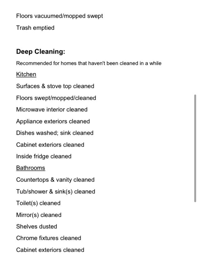 Deep cleaning 1