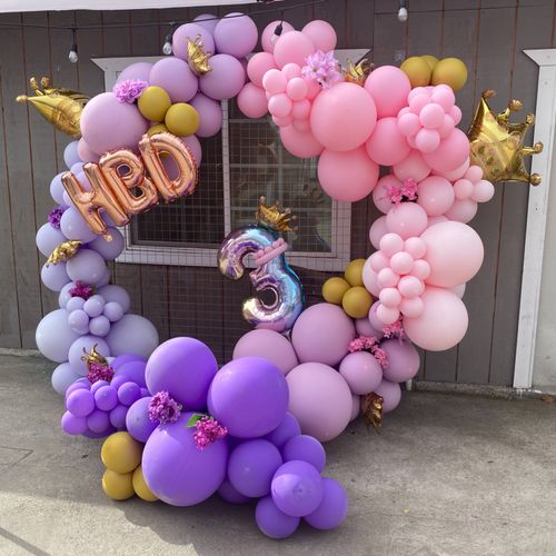 We threw a Rapunzel themed birthday party for my n