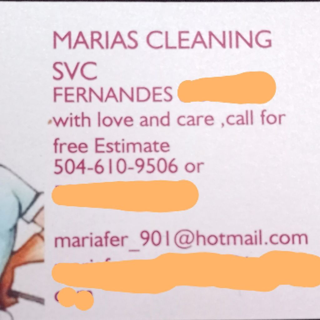 Marias cleaning service