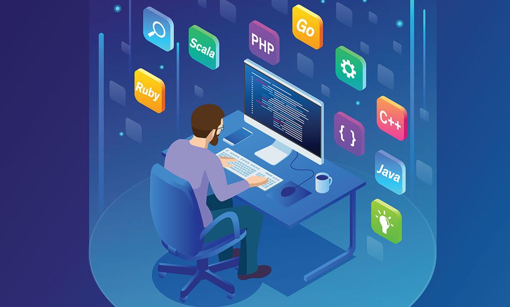 We program in multiple languagess