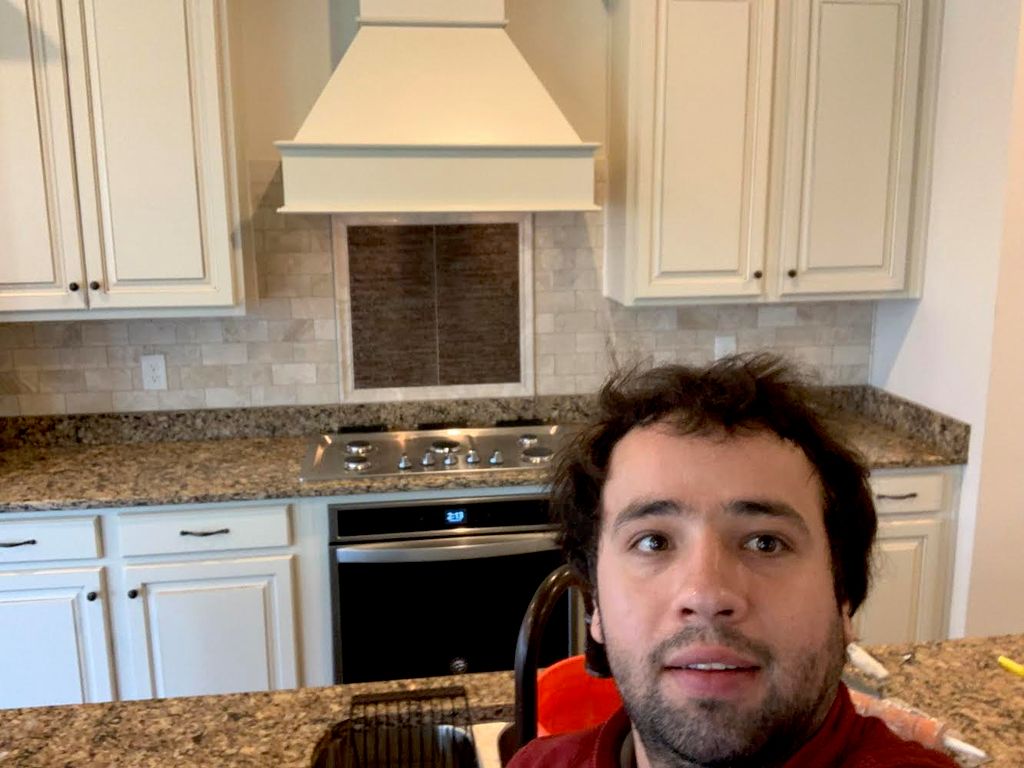                       Focal point backsplash 