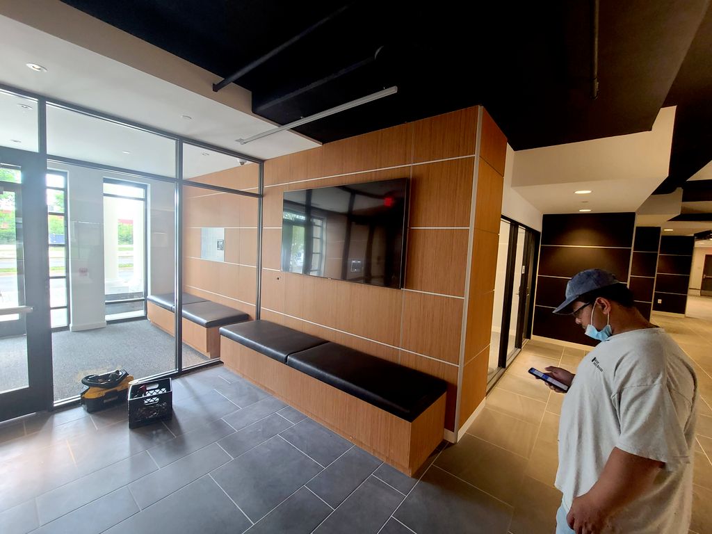 Lobby 82" TV