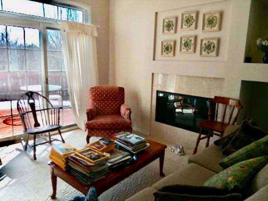 Living room before