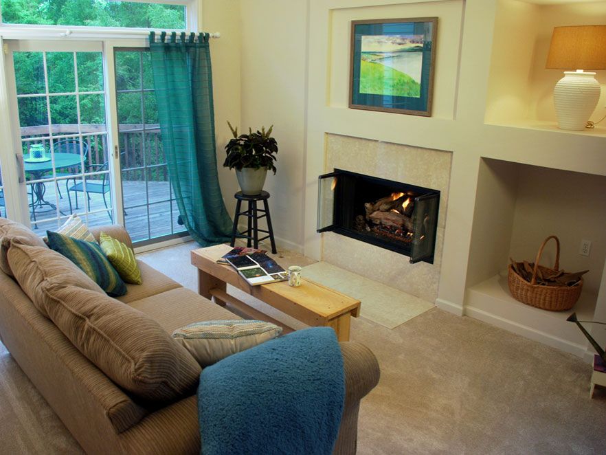 Living room after