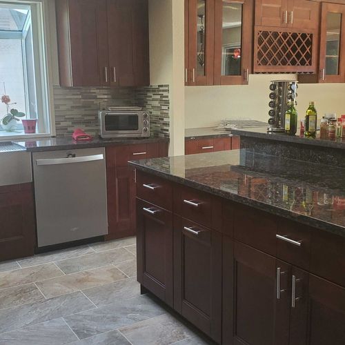 I hired Melcham Homes to remodel my kitchen. This 