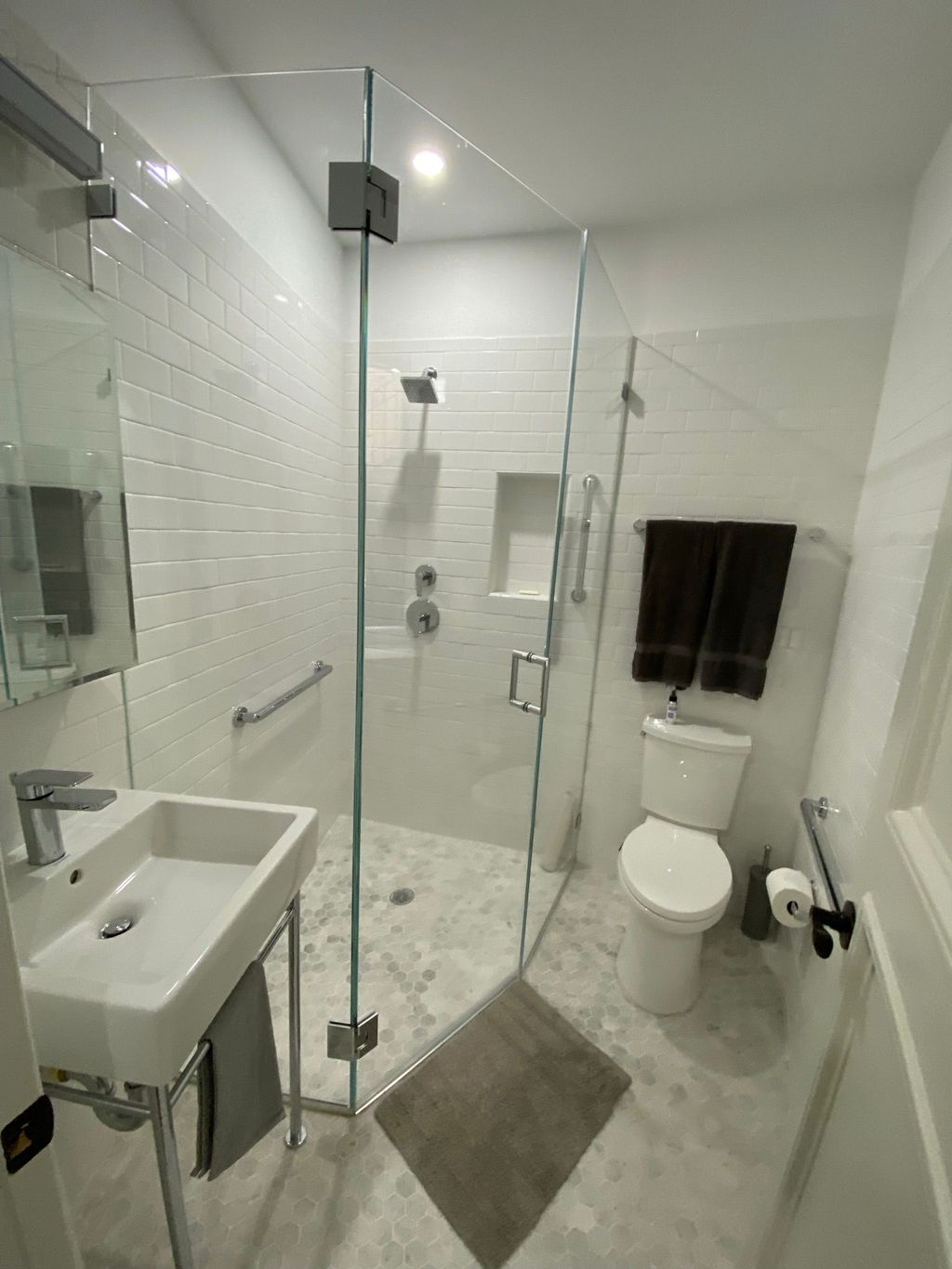 Bathroom sparkling clean