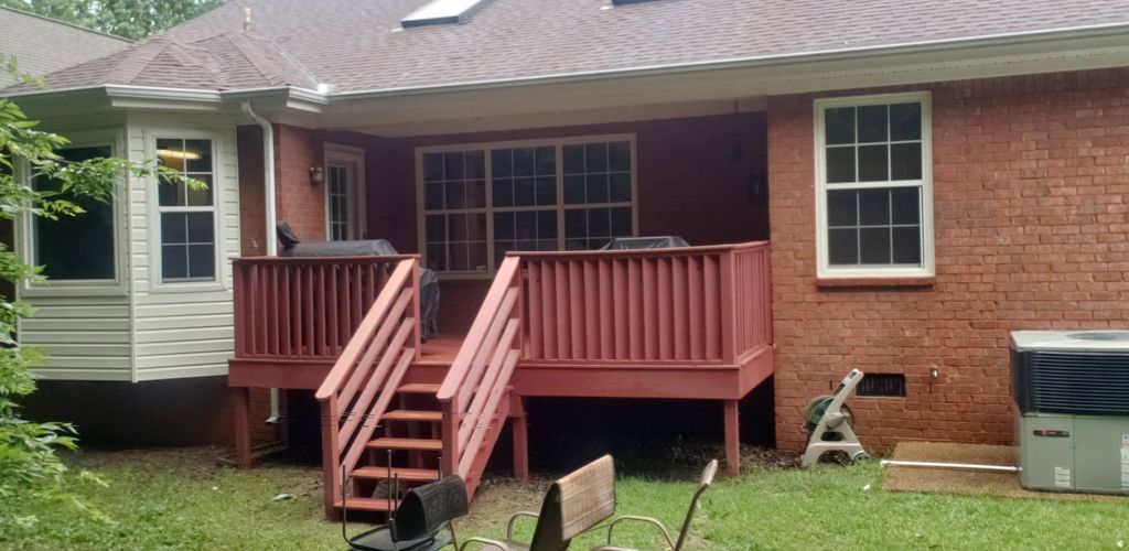 Deck, Gutter, and Trim cleaning