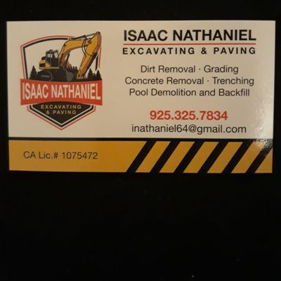 Avatar for Isaac Nathaniel  excavating and paving
