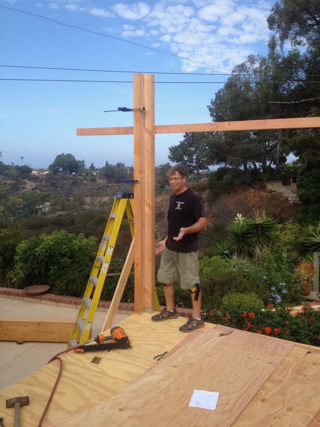 Framing the corner post