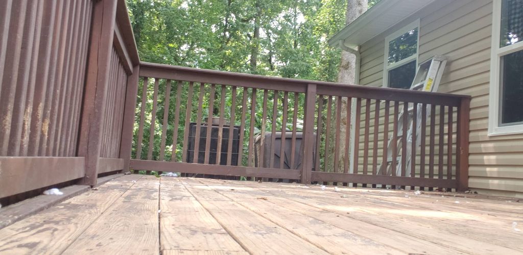 Deck Prep for Painting