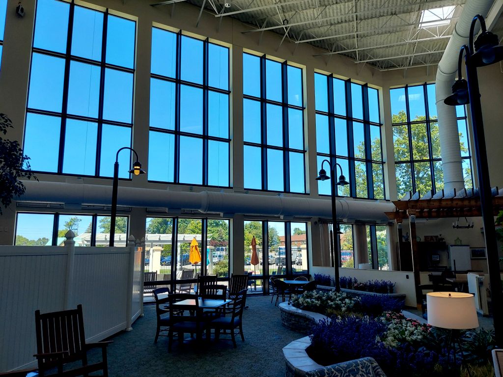 commercial property window cleaning!