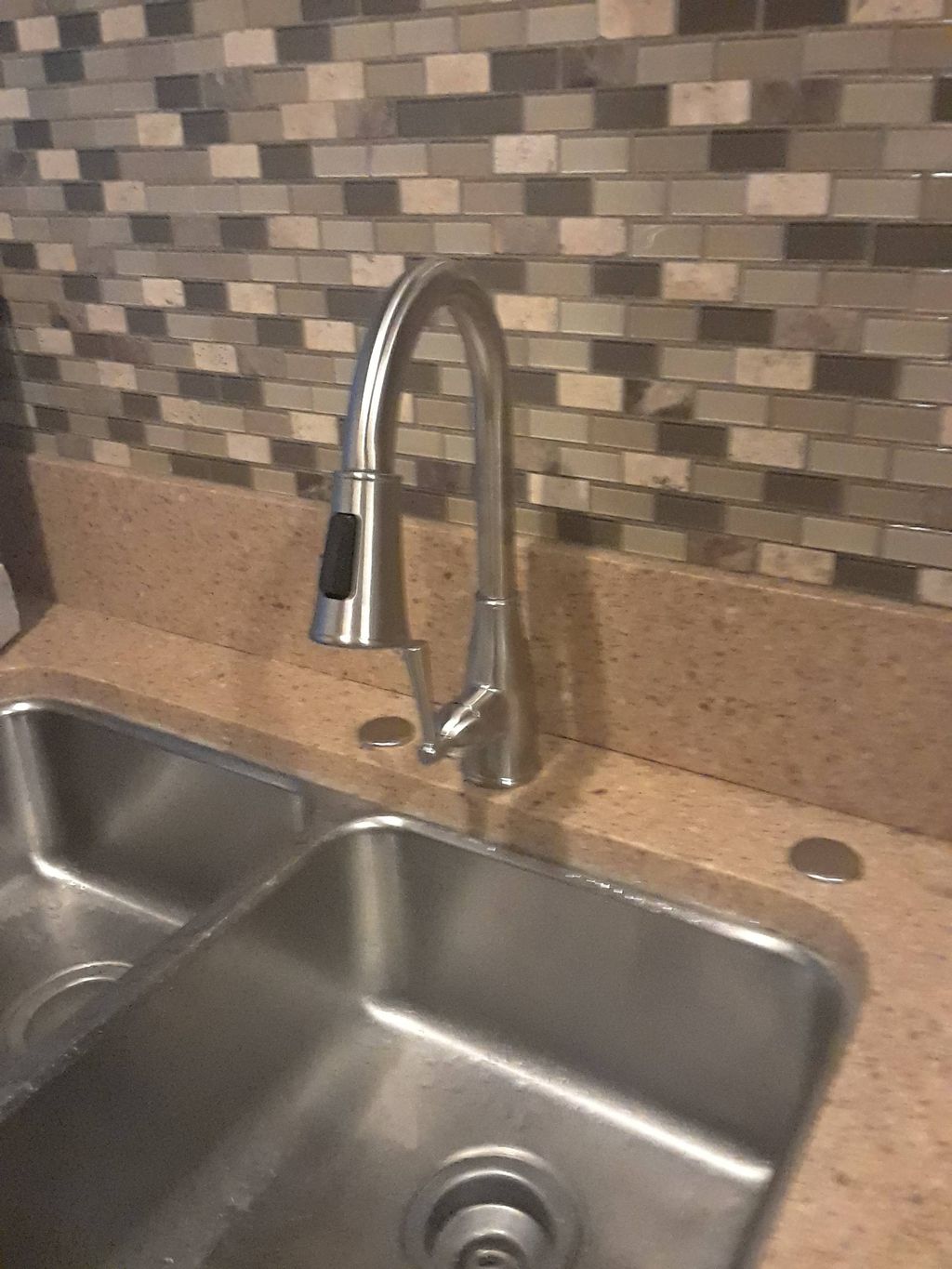 Tcharby responded to my kitchen faucet replacement